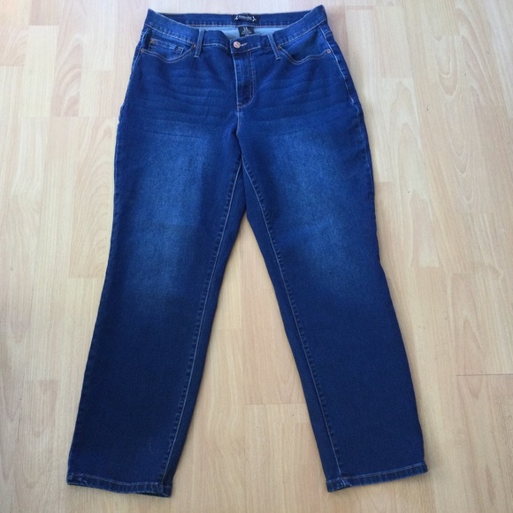 Nanette Lepore 14 Belle High Rise slim straight jeans - Picture 1 of 8